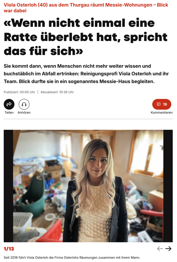 Bekannt aus der Tageszeitung Blick