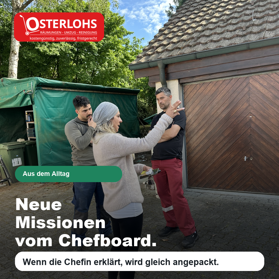 Viola Osterloh erklärt ihrem Team den nächsten Einsatz